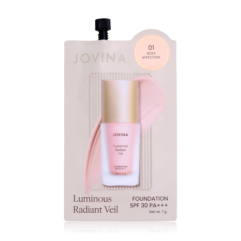 JOVINA Luminous Radiant Veil Foundation SPF30 PA+++ 7g - #01 Rosy Affection