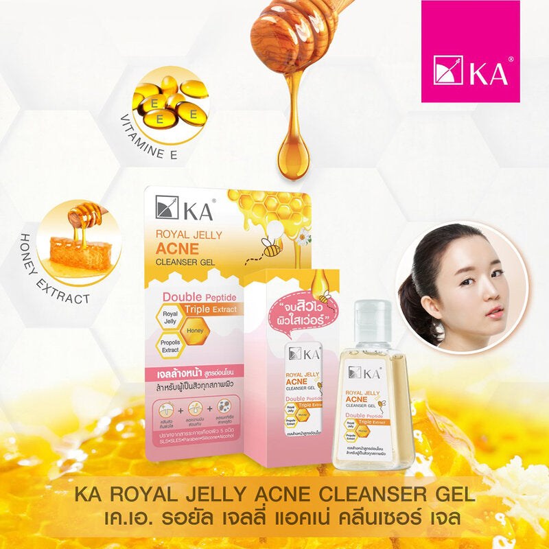 KA Acne Cleanser Gel - Royal Jelly & Natural Extracts