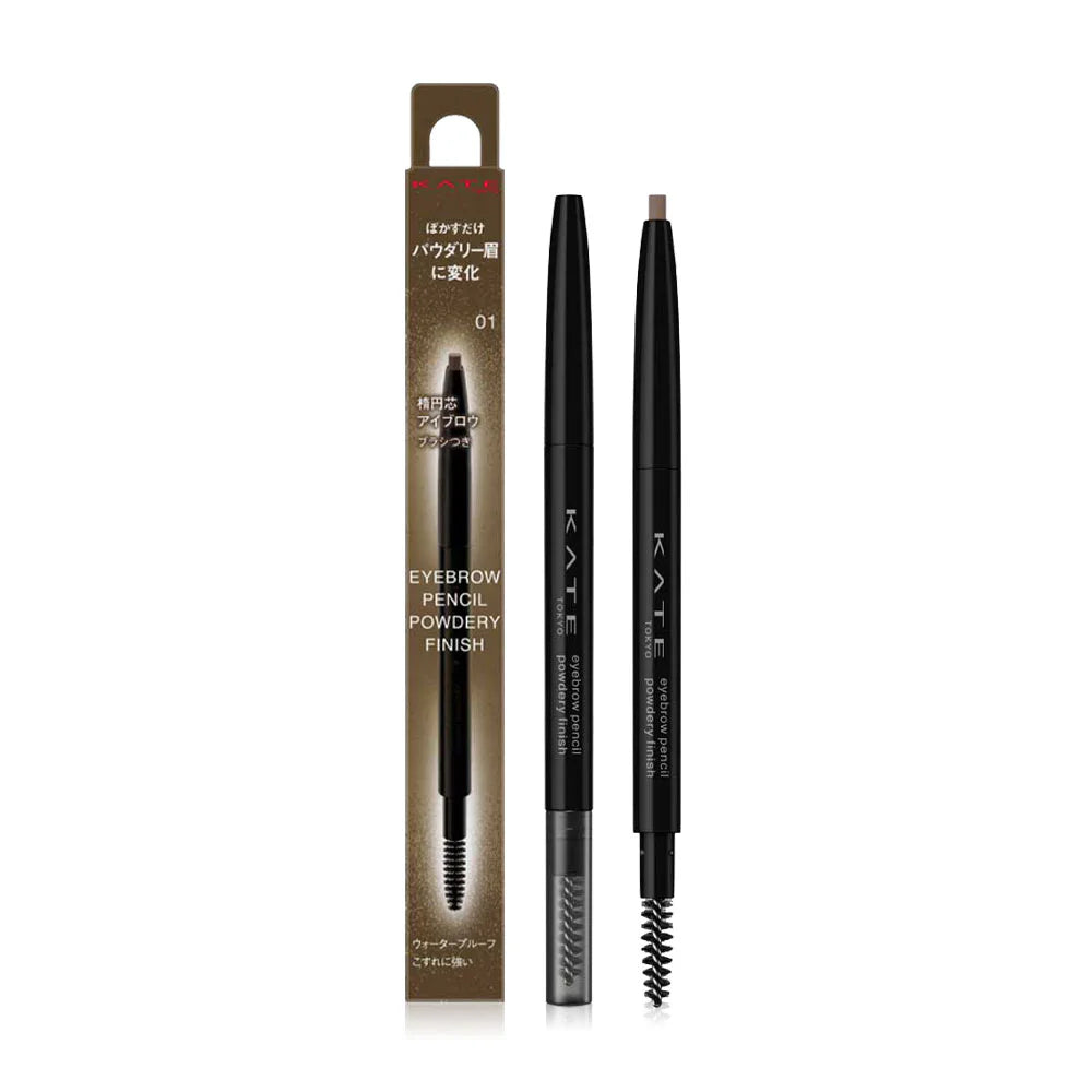 KATE Eyebrow Pencil (Powdery Finish) 0.24g - #01 Soft Brown