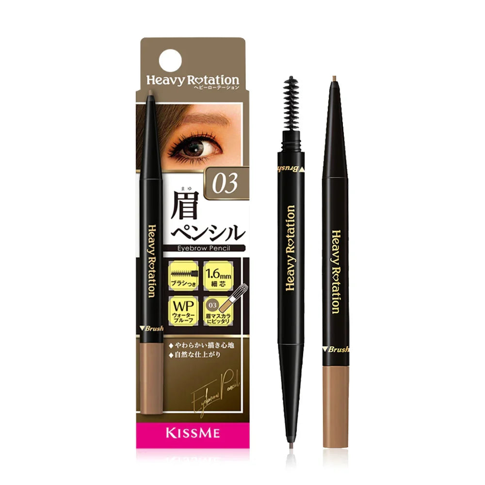 Kiss me Heavy Rotation Eyebrow Pencil 0.09g - #03 Ash Brown