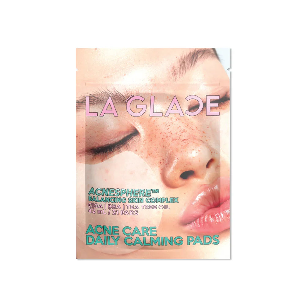 LA GLACE Acne Care Daily Calming Pads Travel Size 21 Pads