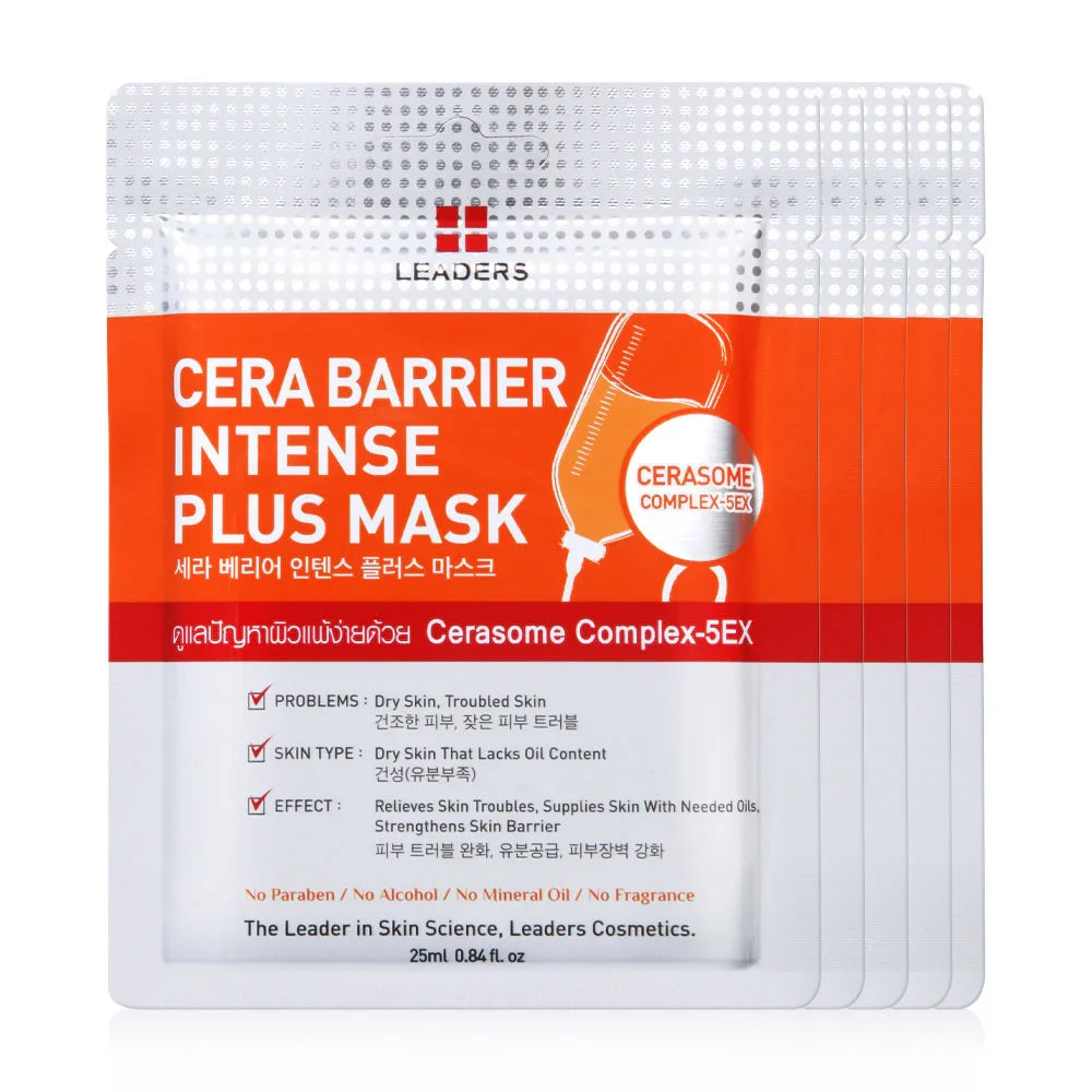 Leaders Cera Barrier Intense Plus Mask Facial mask sheet 25ml x 5pcs