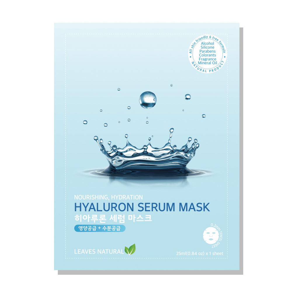 Leaves Natural Hyaluron Serum Mask 25ml