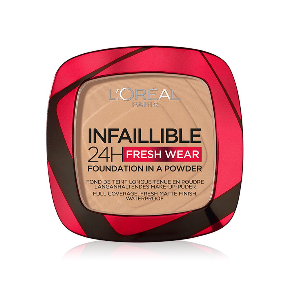 L'Oréal Paris Infaillible 24H Fresh Wear Foundation In A Powder 9g - #140 Golden Beige