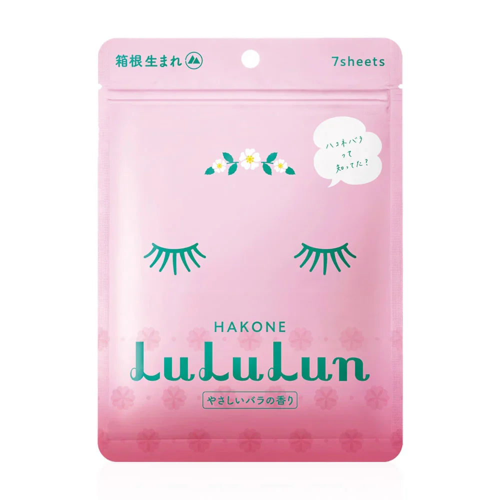 LuLuLun Premium Hakone Rose Face Mask 108ml [7 Sheets]