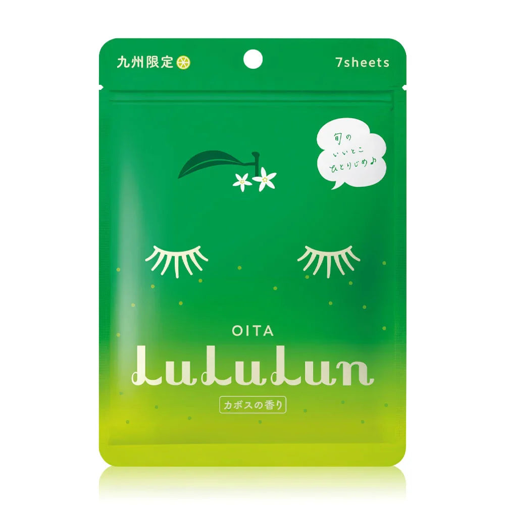 LuLuLun Premium Oita Lime Face Mask 108ml [7 Sheets]