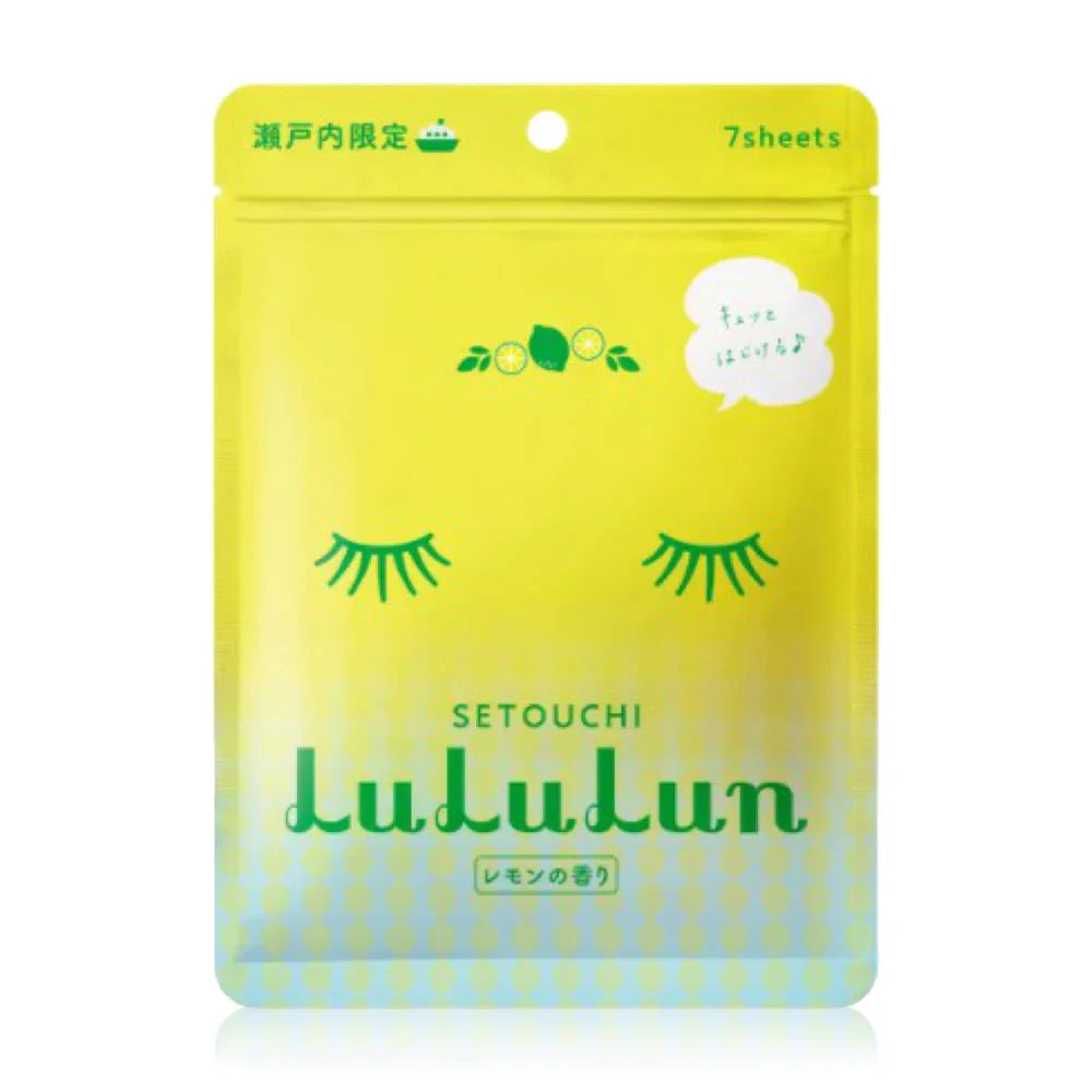 LuLuLun Premium Setouchi Lemon Face Mask 108ml [7 Sheets]
