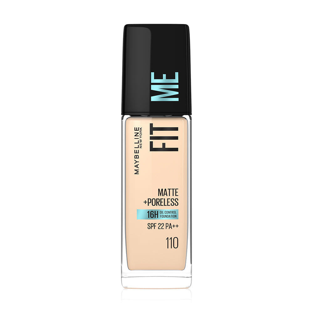 Maybelline New York Fit Me Matte And Poreless Liquid Foundation 30ml - #110 Matte