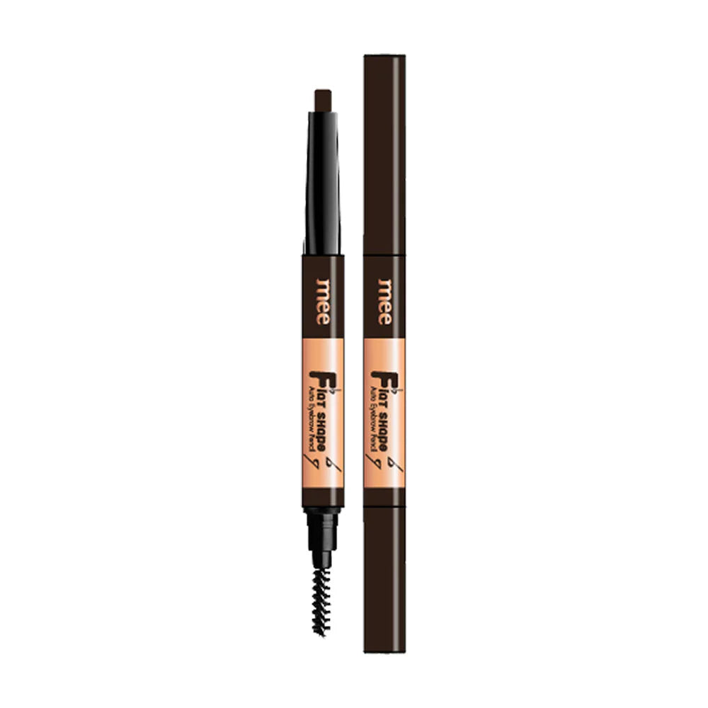 Mee Flat Shape Auto Eyebrow Pencil S2 0.16g - #01 Dark Brown