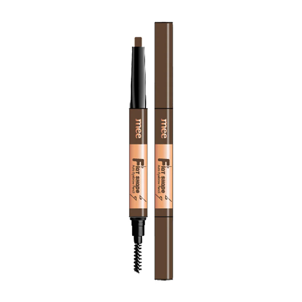 Mee Flat Shape Auto Eyebrow Pencil S2 0.16g - #02 Middle Brown