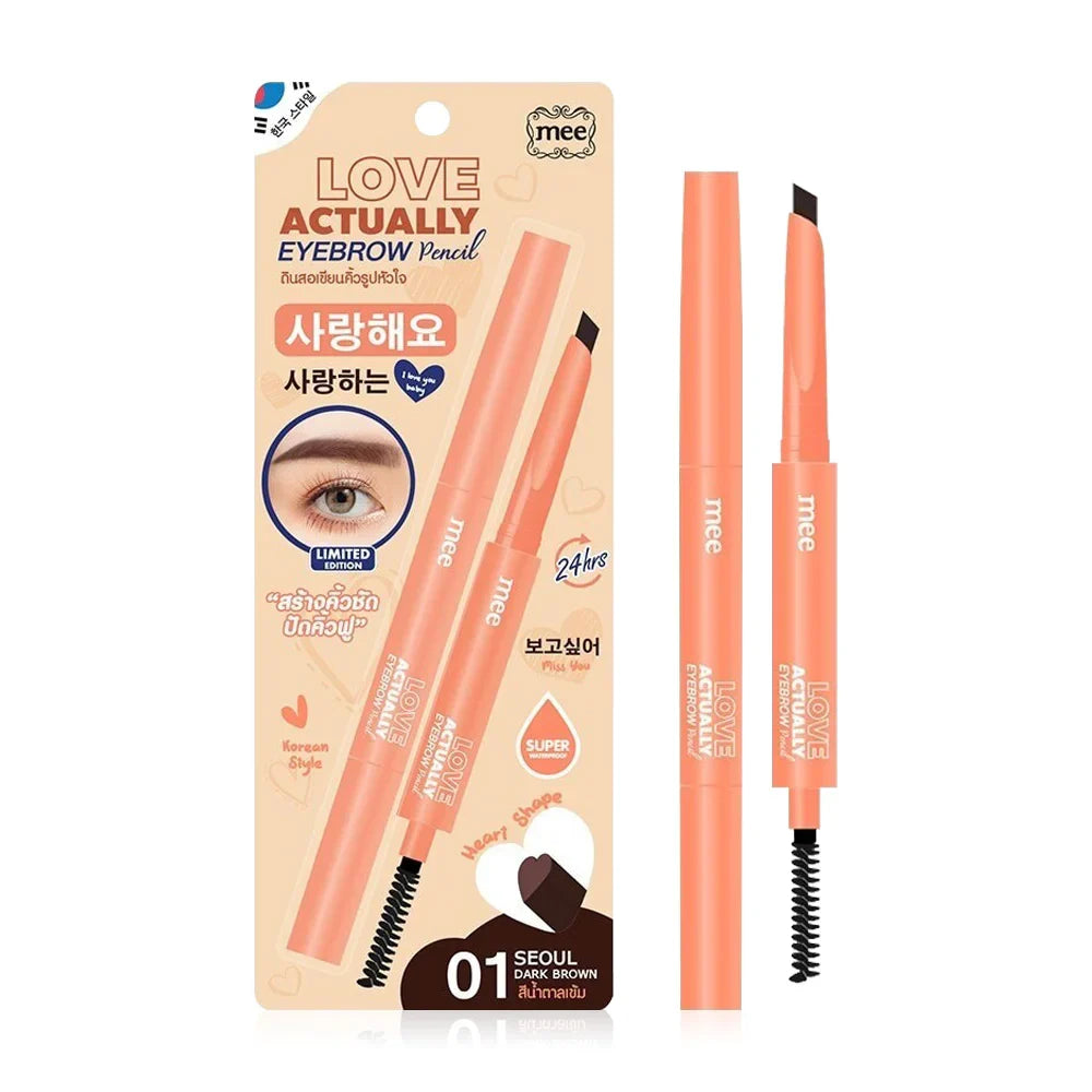 Mee Love Actually Eyebrow Pencil 0.25g #01 Seoul Dark Brown