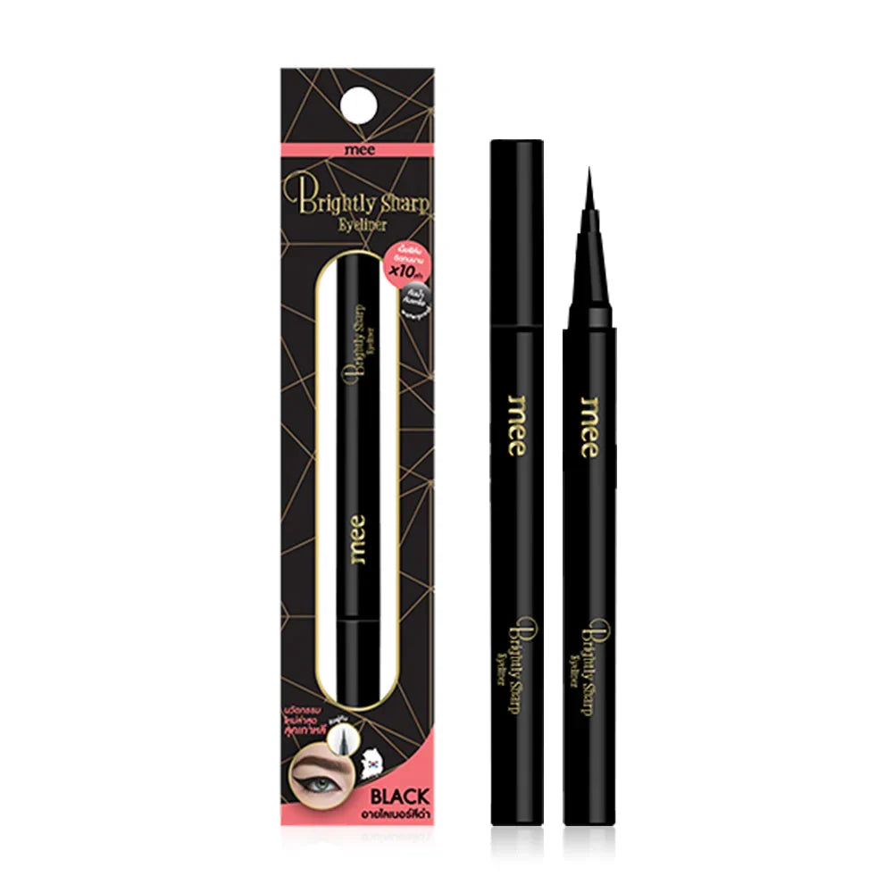 Mee Brightly Sharp Eyeliner Waterproof #Black Magic
