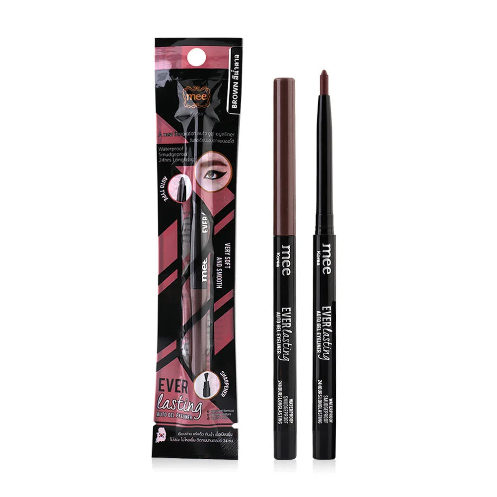 Mee Everlasting Auto Gel Eyeliner - Brown
