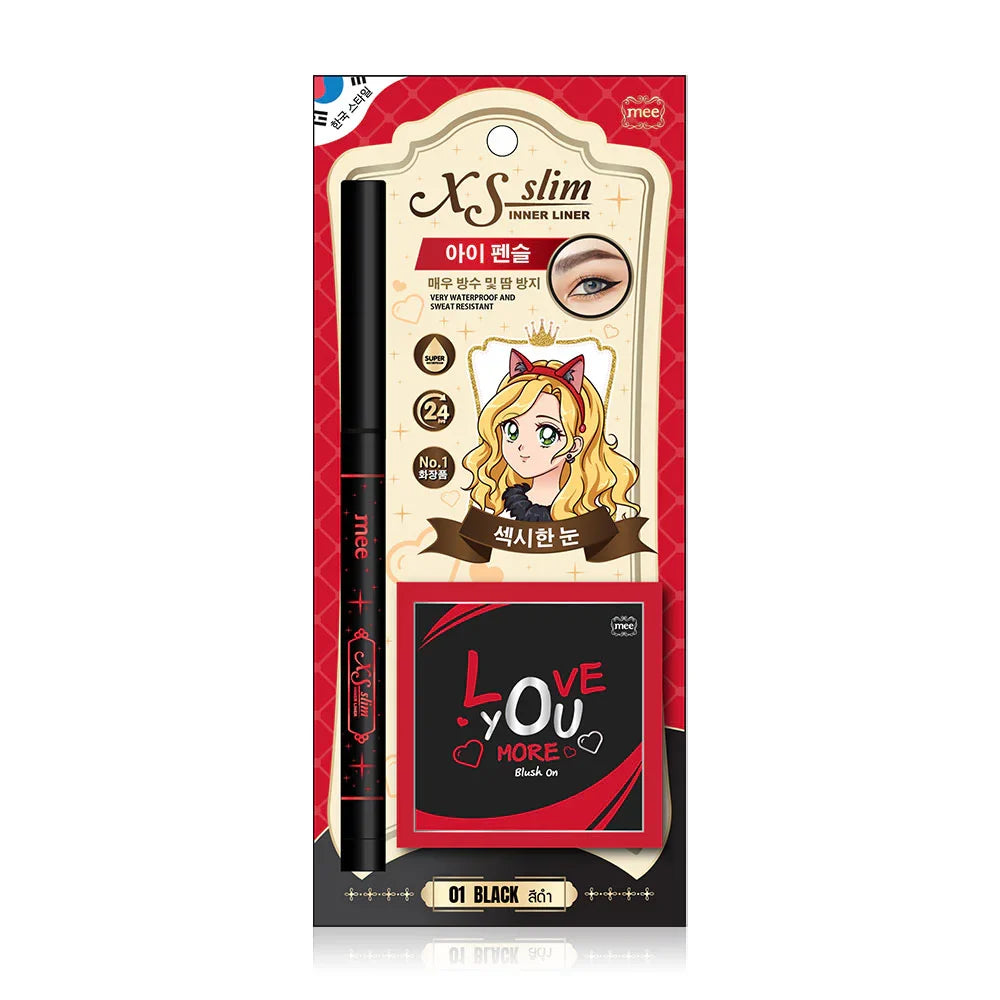 Mee Xs Slim Inner Liner 4g - #01 Black