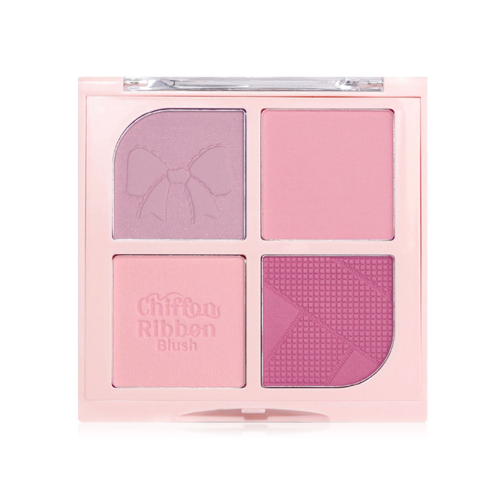 Mei Linda Chiffon Ribbon Blush 8.8g - #01 Cool Cotton