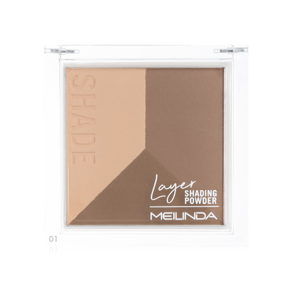 Mei Linda Layer Shading Powder 7g - #01 Light To Medium