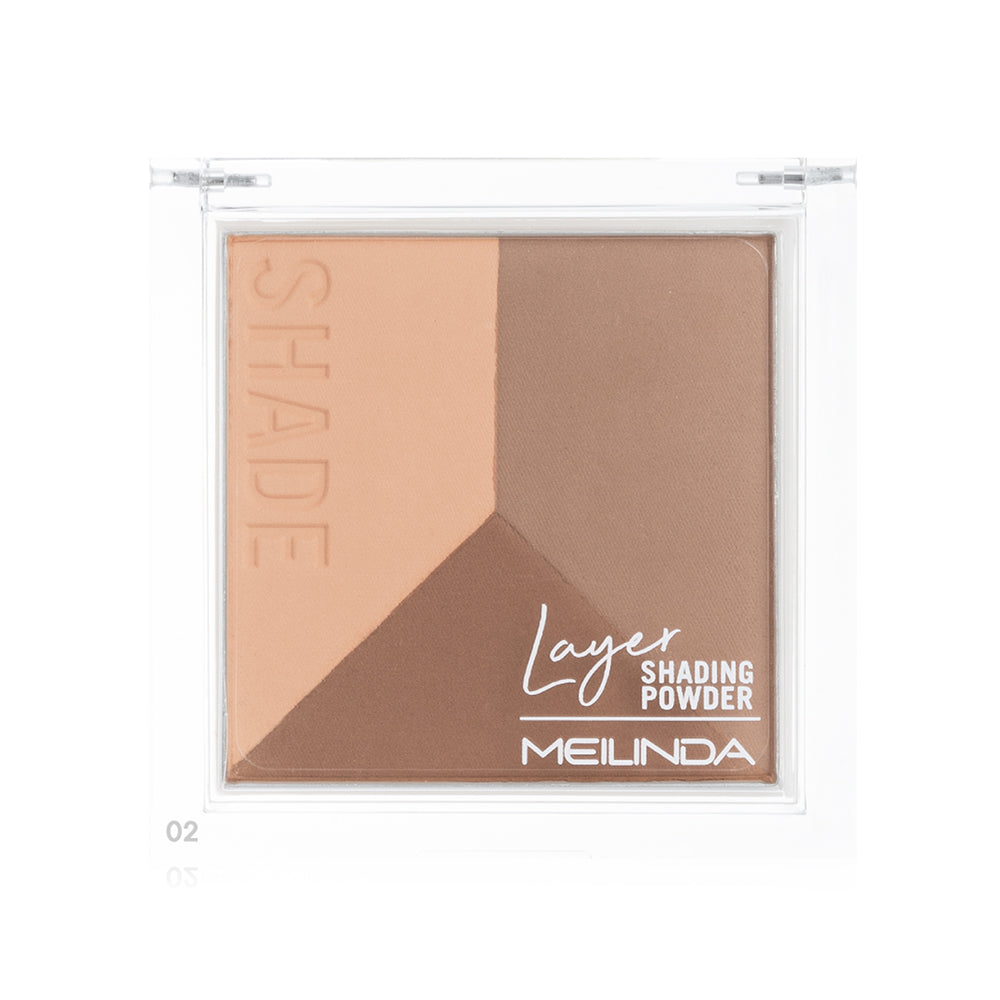 Mei Linda Layer Shading Powder 7g - #02 Tan To Deep