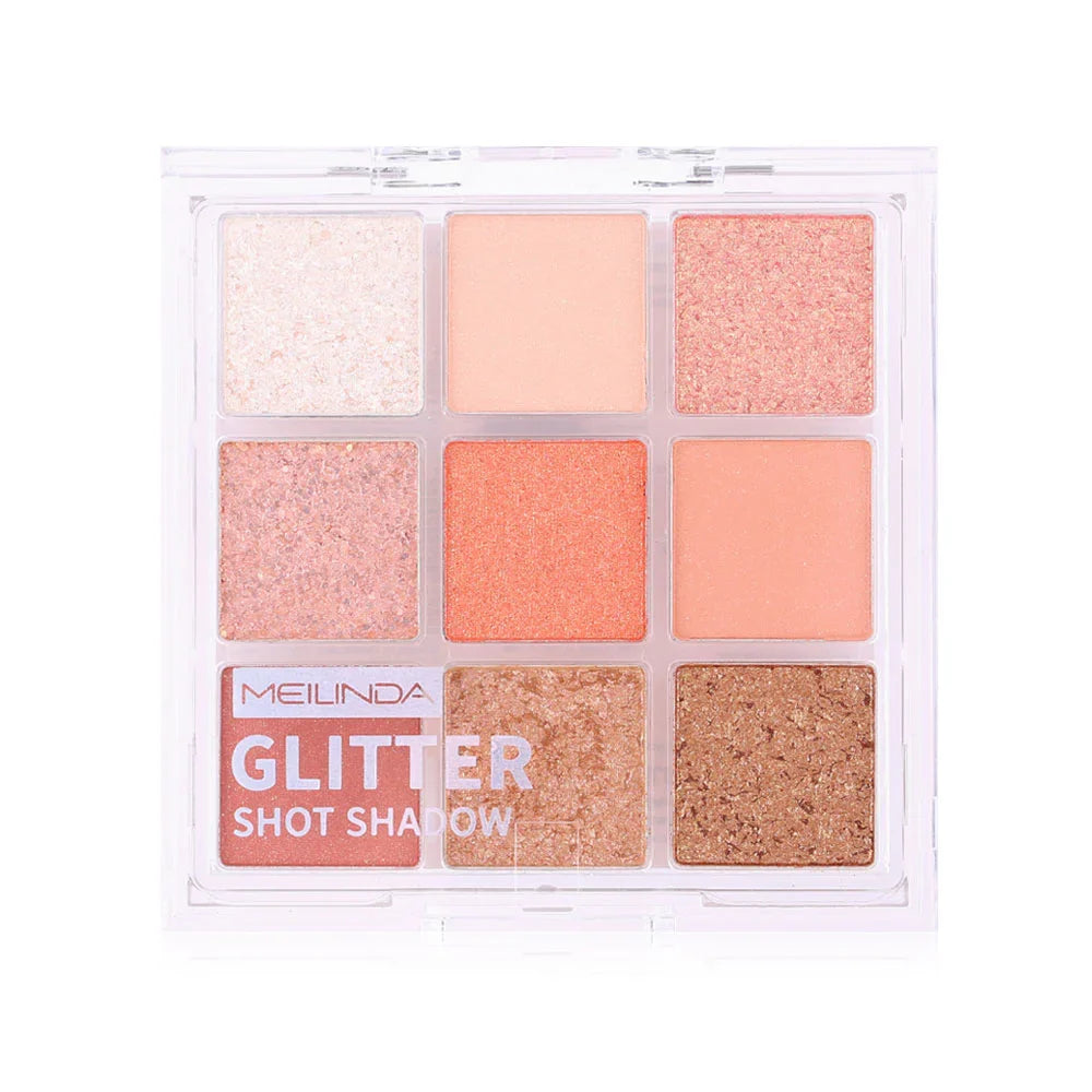 Mei Linda Glitter Shot Shadow 5.4g - #02 Twinkle Coral