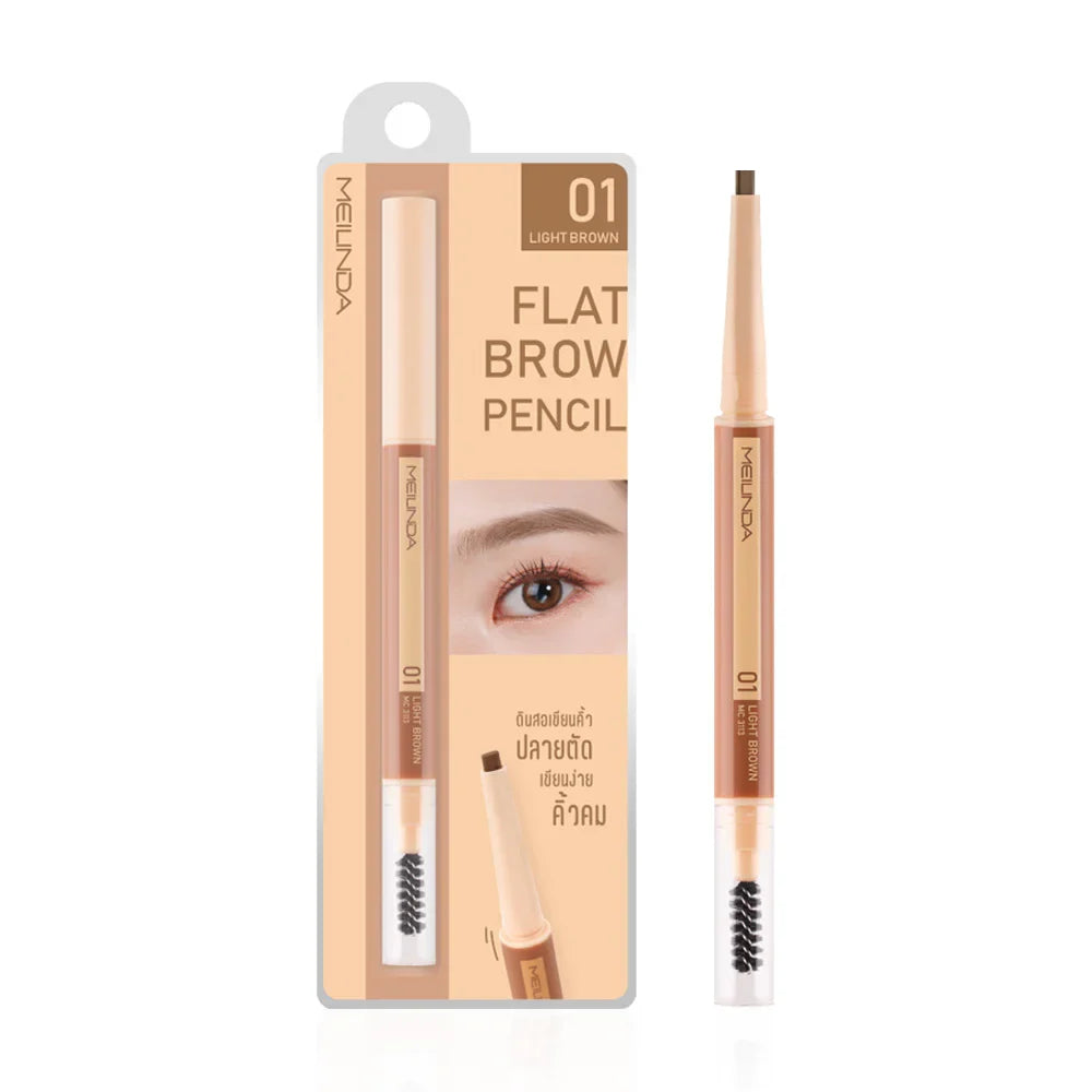 Mei Linda Flat Brow Pencil - #01 Light Brown