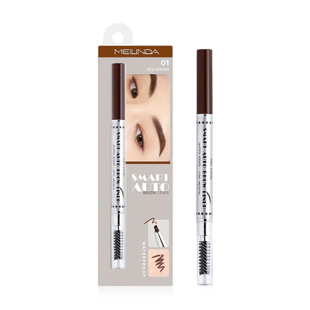 Mei Linda Smart Auto Brow Liner 0.25g - #01 Red Brown eyebrow pencil
