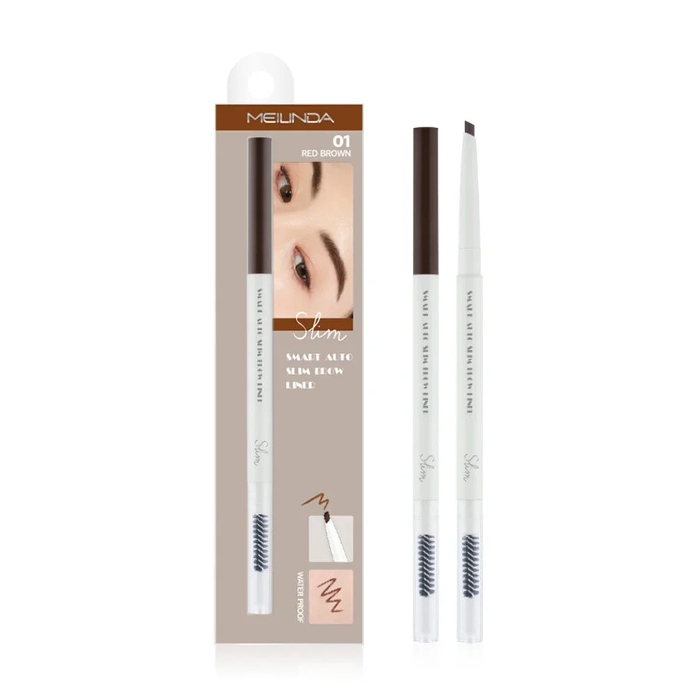 Mei Linda Smart Auto Slim Brow Liner 0.05g - #01 Red Brown