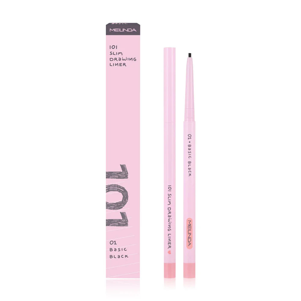 Mei Linda 101 Slim Drawing Liner 0.05g - #01 Basic Black