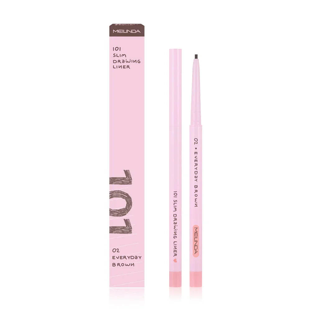 Mei Linda 101 Slim Drawing Liner 0.05g - #02 Everyday Brown