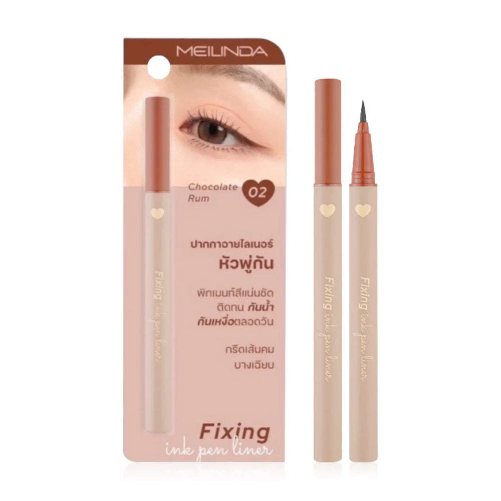 Mei Linda Fixing Ink Pen Liner 0.65g - #02 Chocolate Rum