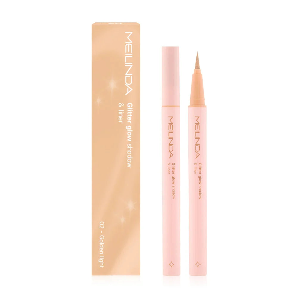 Mei Linda Glitter Glow Shadow And Liner 13g - #02 Golden Light