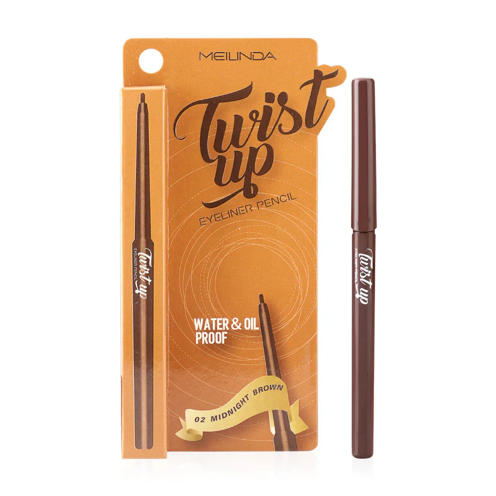 Mei Linda Twist up Eyeliner Pencil - #02 Midnight Brown