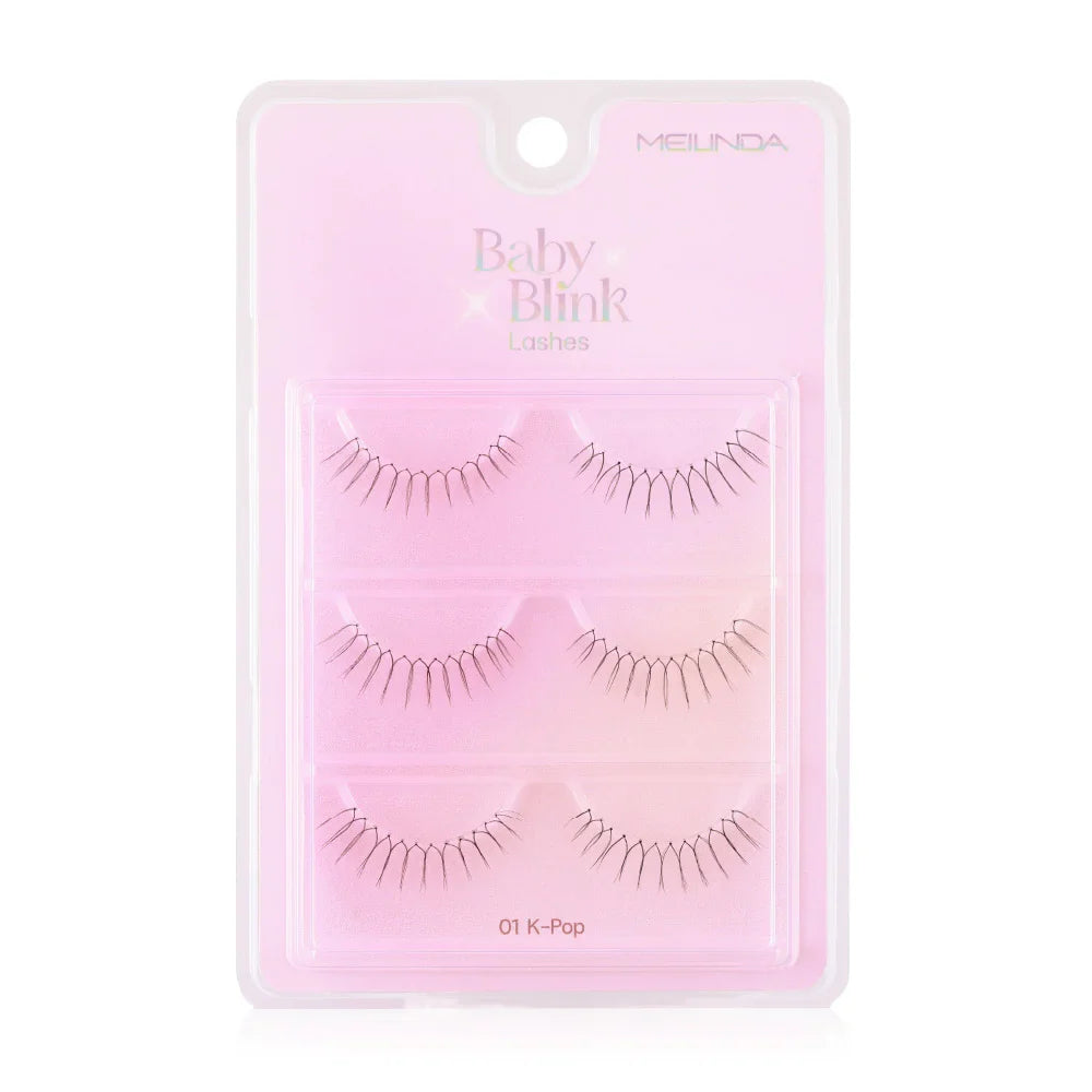 Mei Linda Baby Blink Lashes 3 Pairs - #01 K-Pop 3 pairs