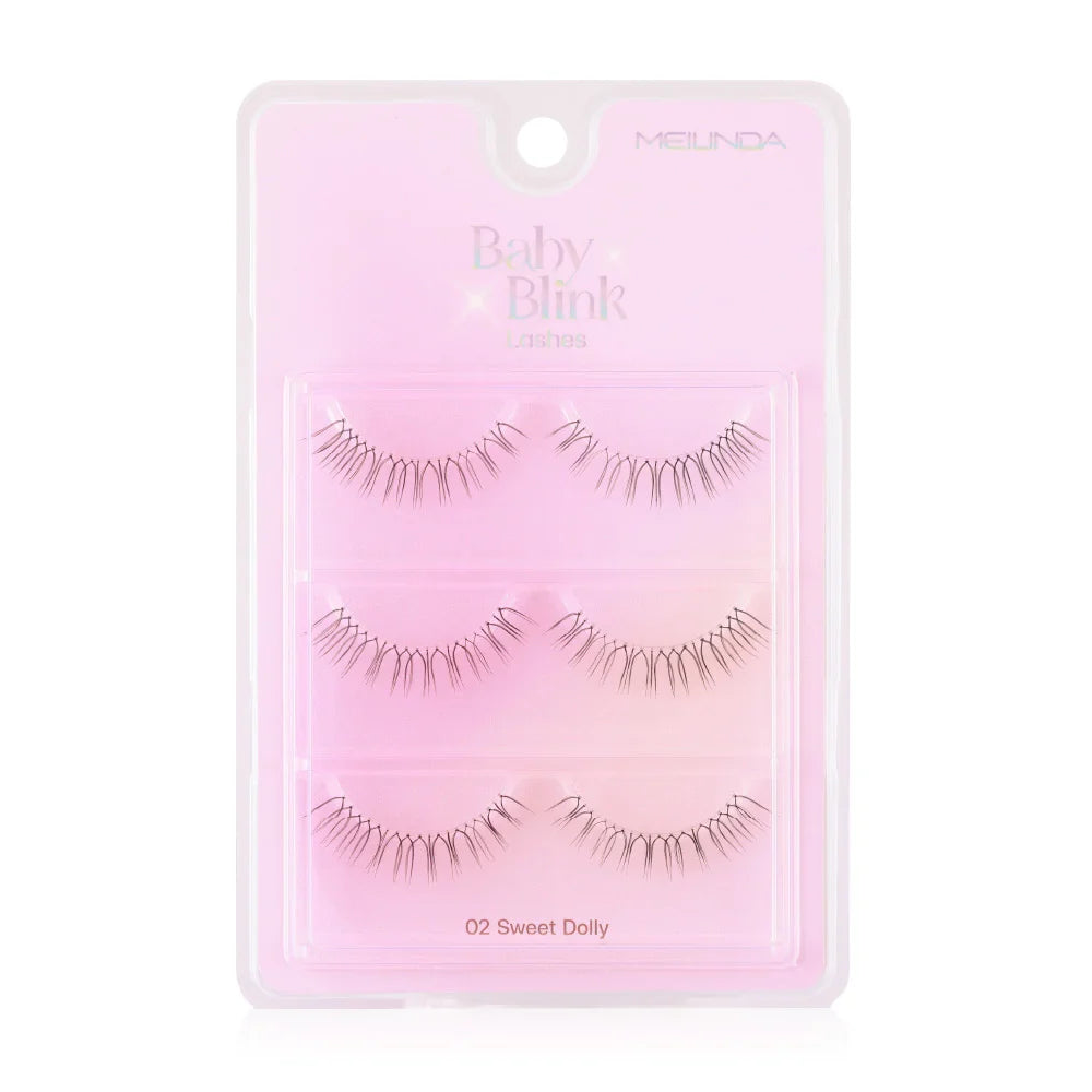 Mei Linda Baby Blink Lashes 3 Pairs - #02 Sweet Dolly 3 pairs