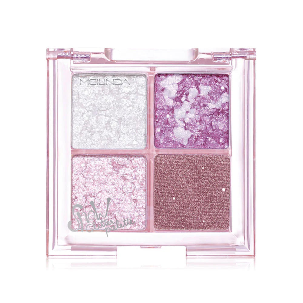 Mei Linda Snow Glitter Palette 3.6g - #01 Pinky Beam
