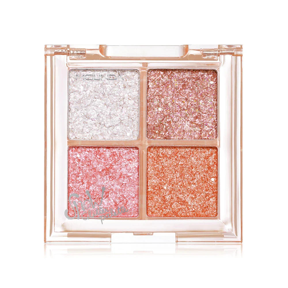 Mei Linda Snow Glitter Palette 3.6g - #02 Maple Disco