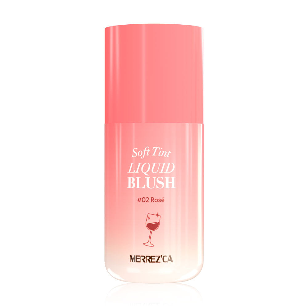 Merrezca Soft Tint Liquid Blush 4g - #02 Rose
