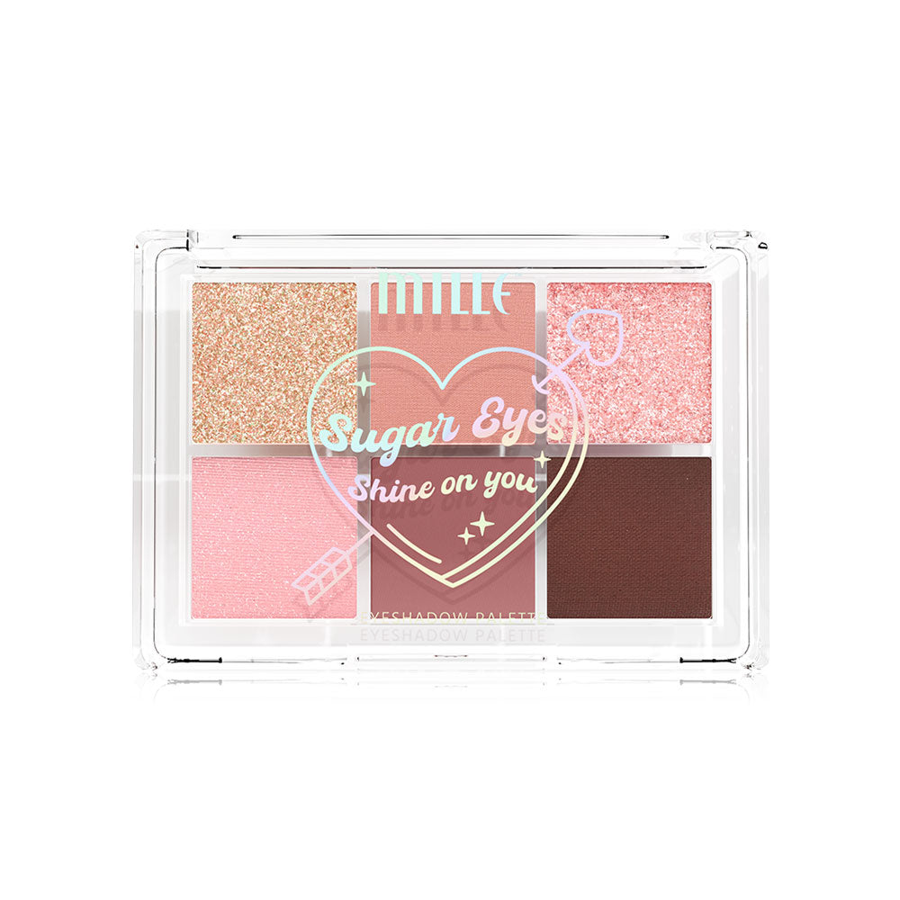 Mille Sugar Eyes Shine On You Eyeshadow Palette 5g - #02 Queen Of Hearts