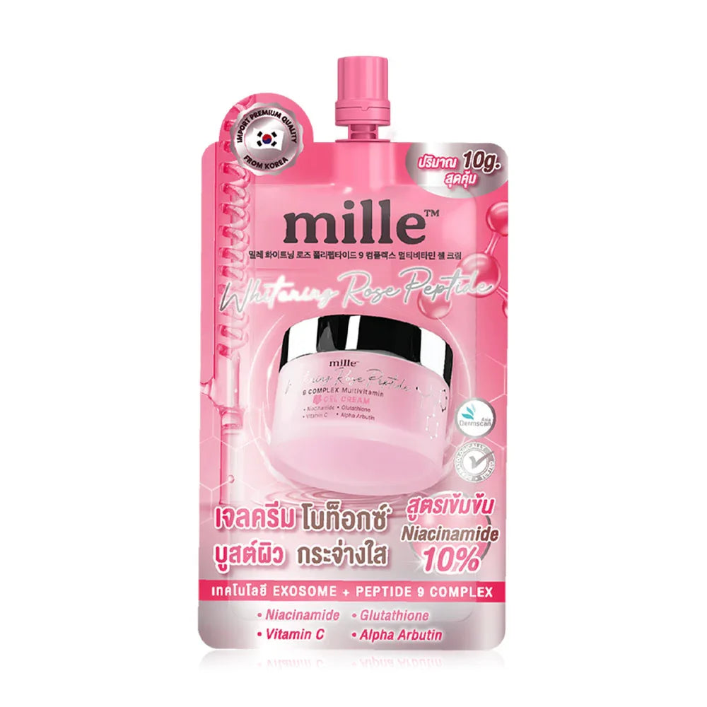 Mille Gel Cream - Whitening Rose Peptide 9 Complex