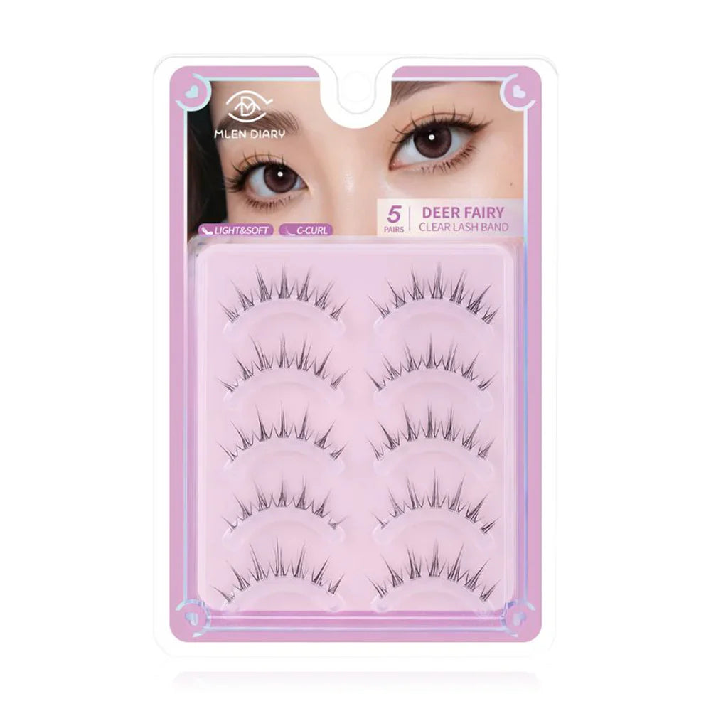 MLEN DIARY Strips Lashes Series Eyelashes 5 Pairs - Deer