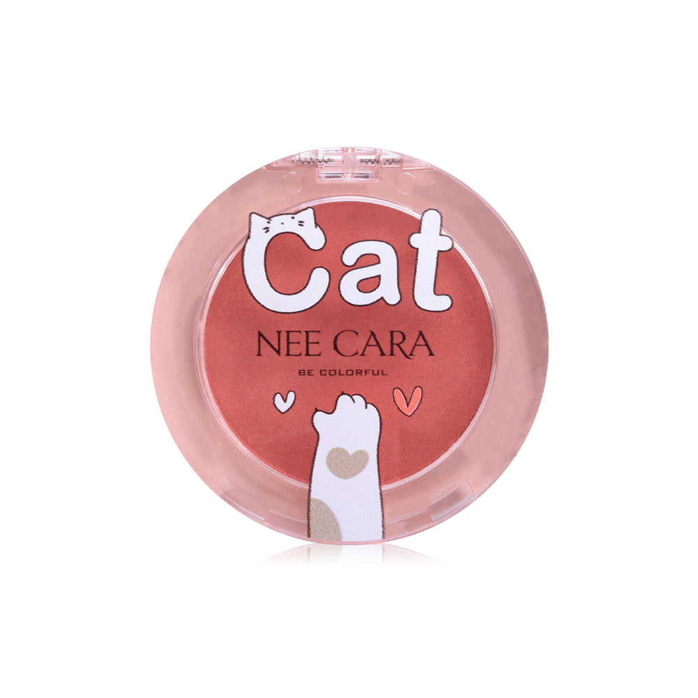 NEE CARA Cat Silk Powder Blush 8g - #05 Spicy Girl