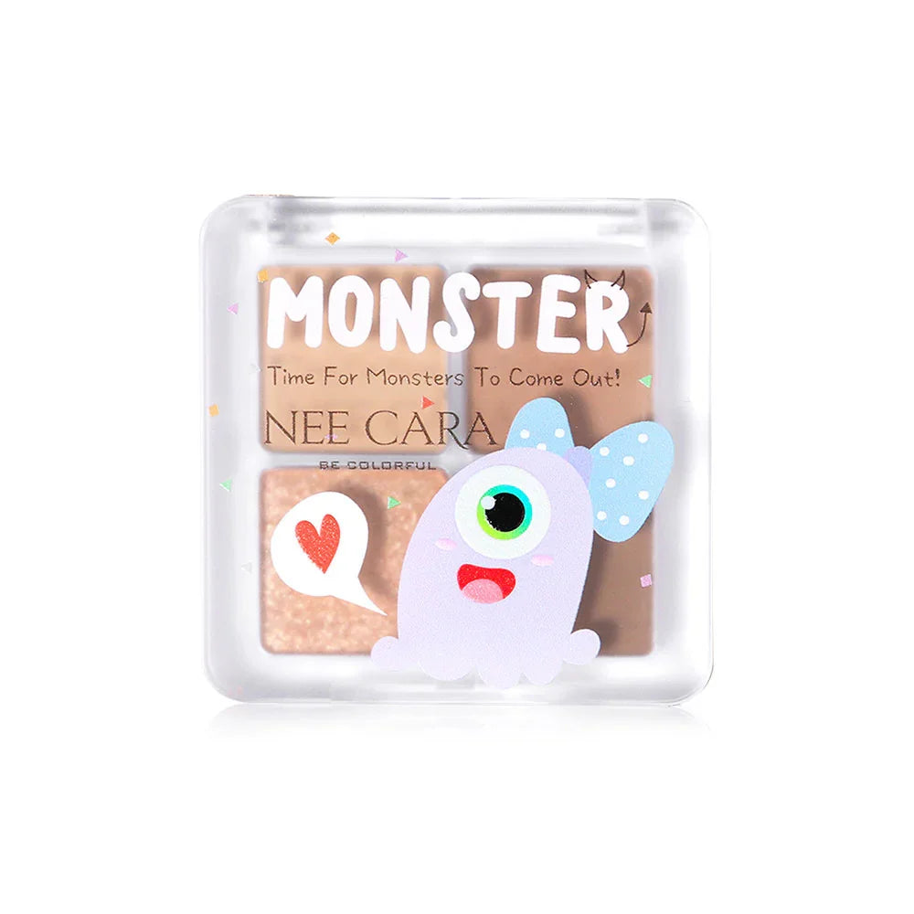NEE CARA Monster 4 Colors Eyeshadow N1965 8g - #01 Mini