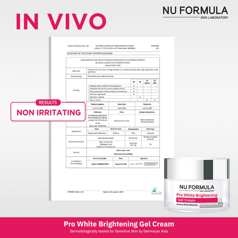 Nu Formula Pro White Gel Cream 50g