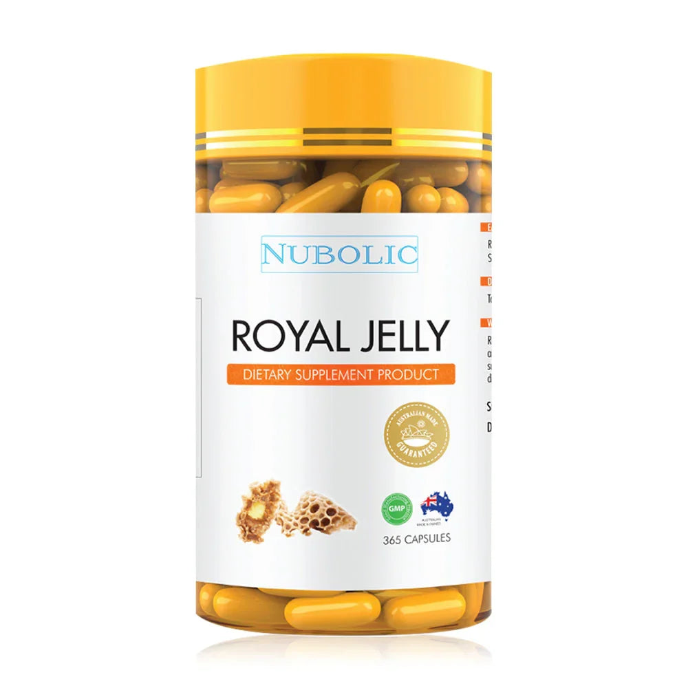 NUBOLIC Royal Jelly 365 Capsules 1,500 mg