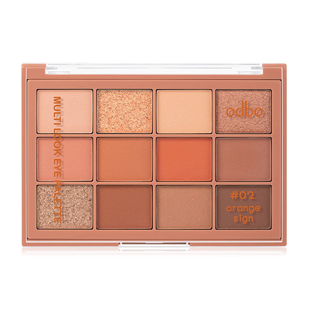 ODBO Multi Look Eye Palette 10g - #02 Orange Sign