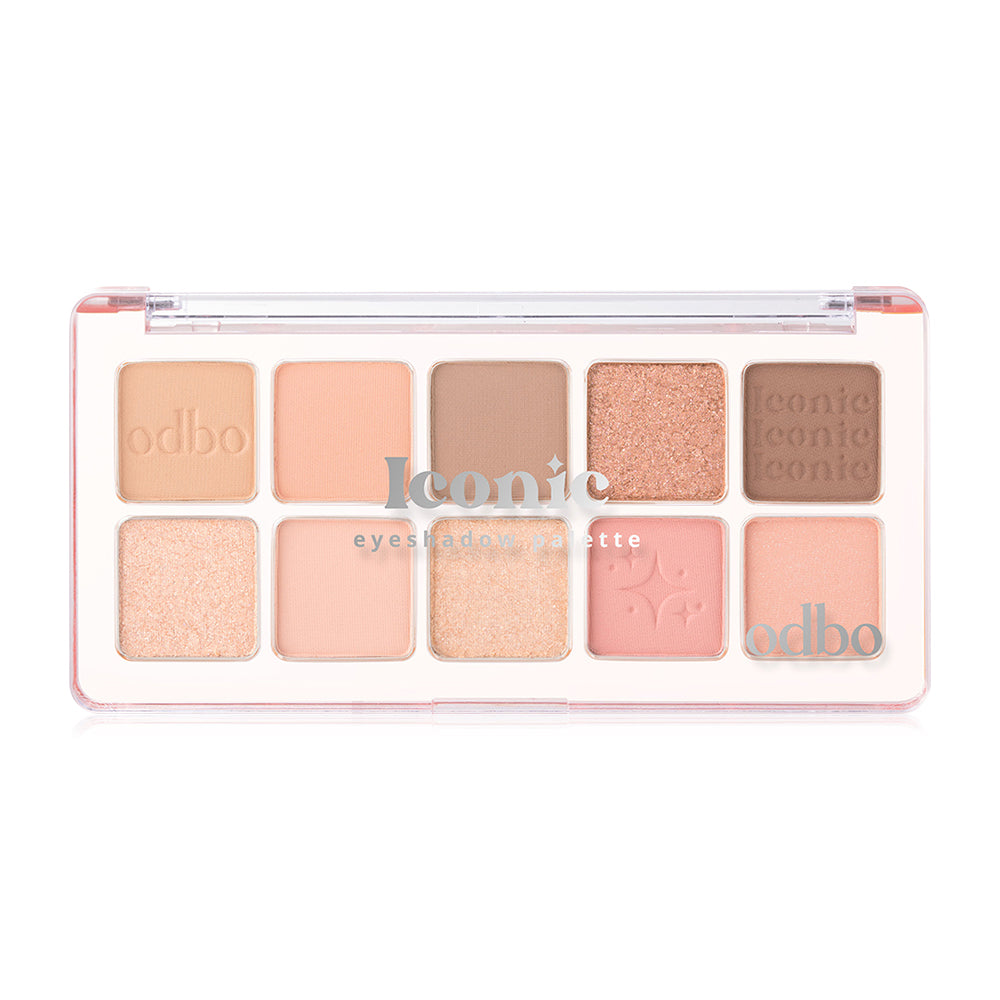 ODBO Iconic Eyeshadow Palette 7g - #02 Coral Spring
