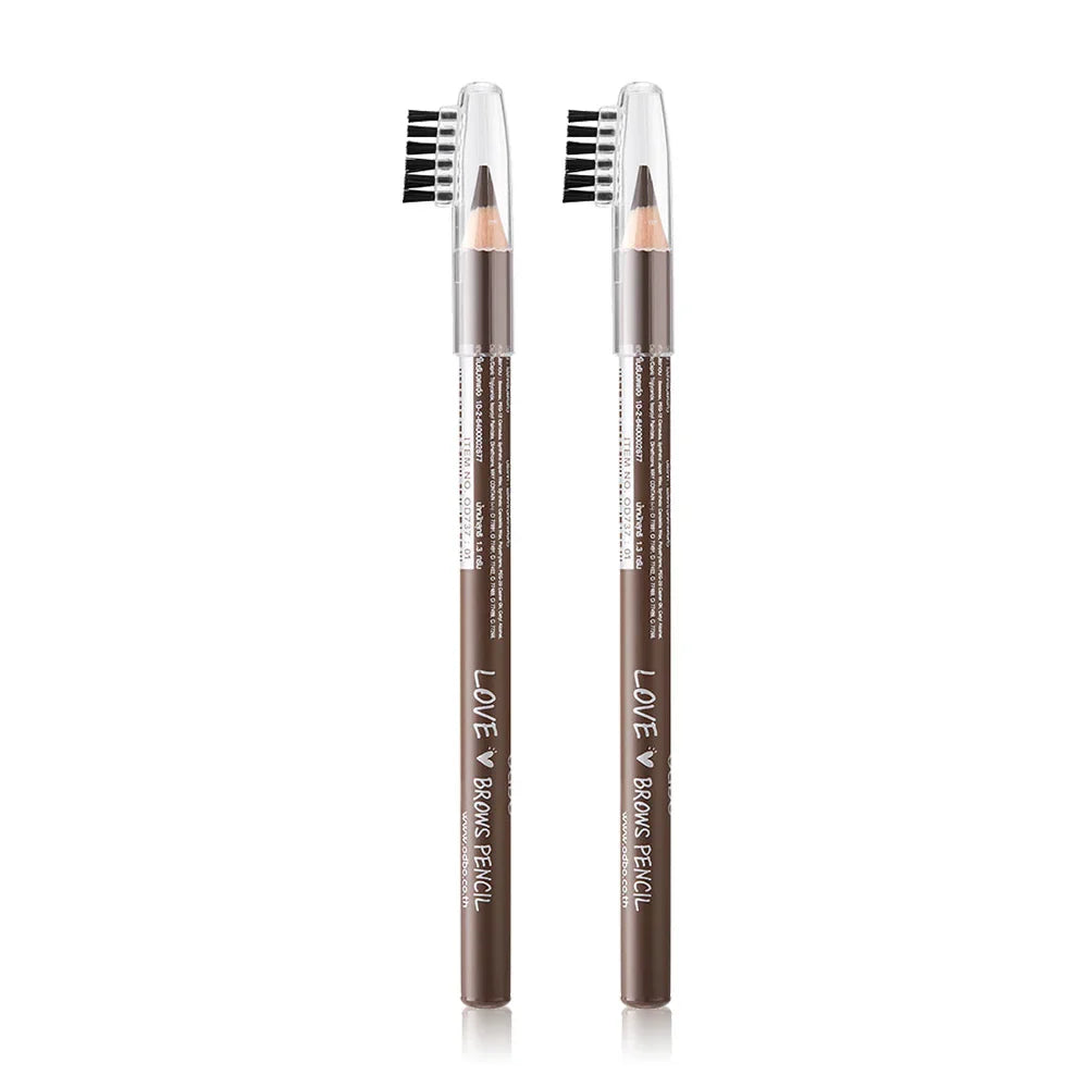 ODBO Love Brows Pencil [1.3g x 2pcs] - #OD737-01 Brown