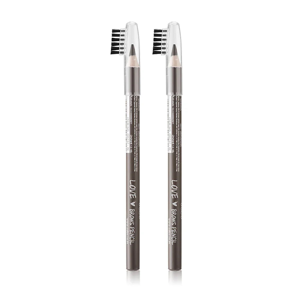ODBO Love Brows Pencil [1.3g x 2pcs] - #OD737-02 Dark Brown