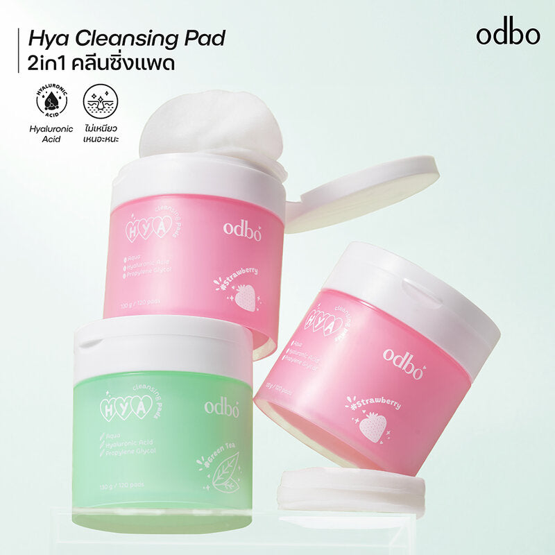 ODBO Hya Cleansing Pads 130g #02 Strawberry