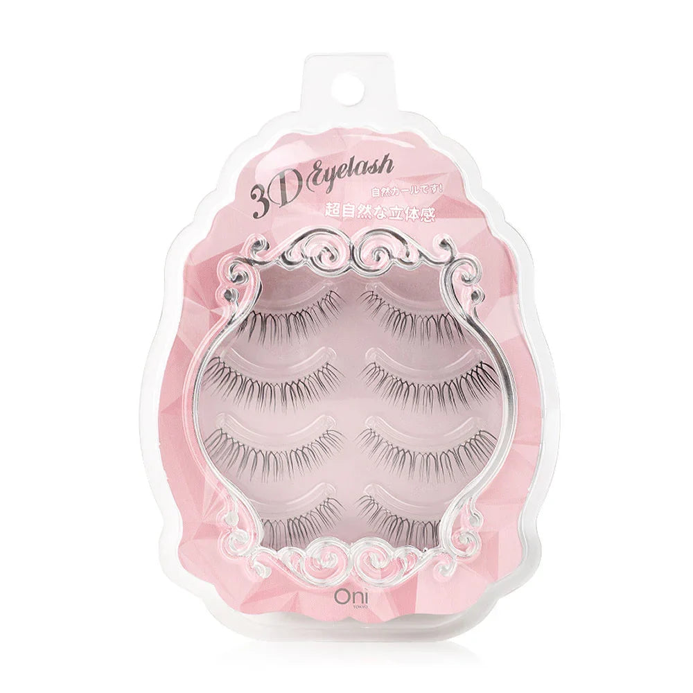 Oni 3D Natural Eyelashes 4 Pairs - #2 Create