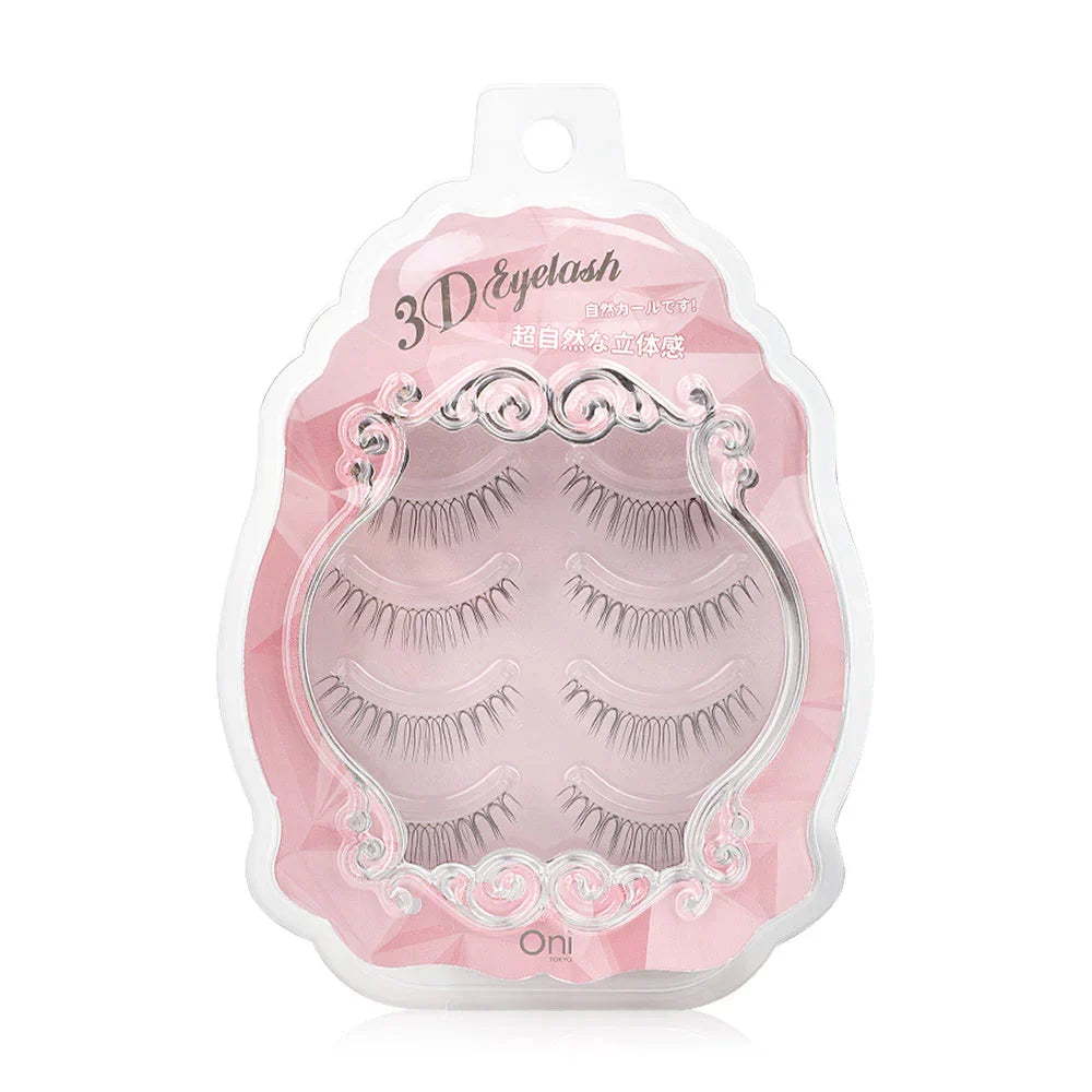 Oni 3D Natural Eyelashes 4 Pairs - #3 Create