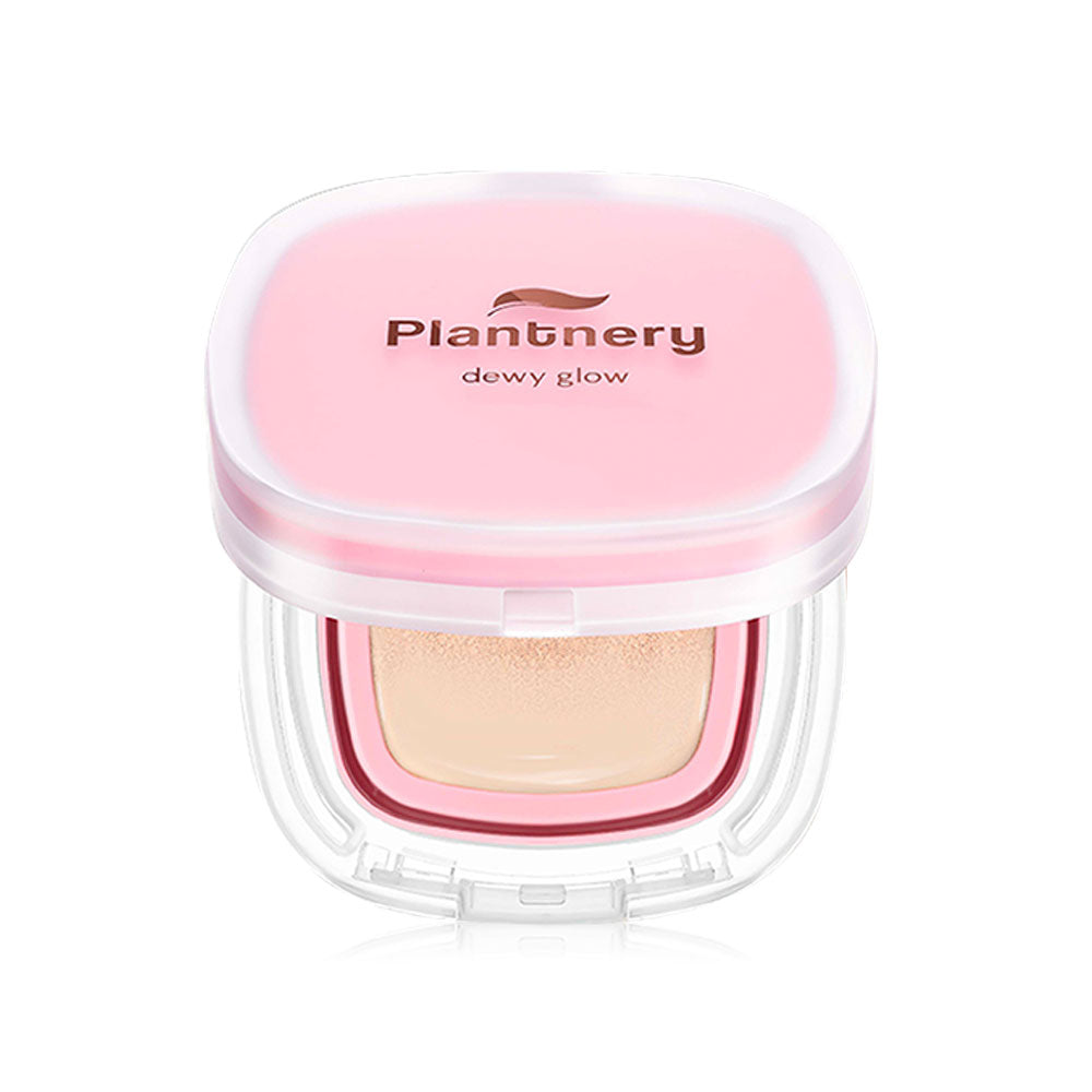 Plantnery Dewy & Shine Soft Glow Essence Cushion SPF50 PA+++ 12g - #01 Ivory